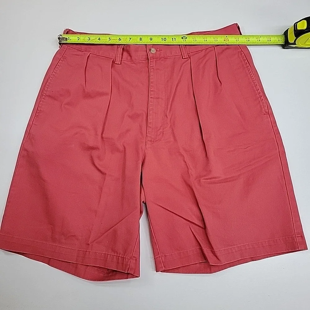 Polo‎ Ralph Lauren Tyler Shorts Mens 35 Pink Pleated Classic Chino